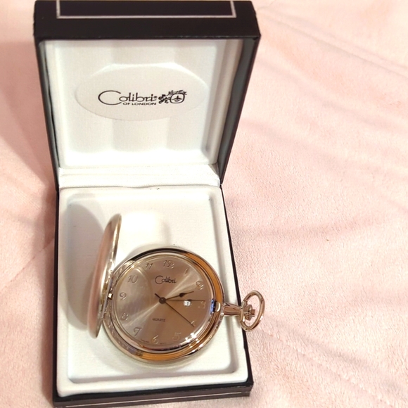 COLIBRI Other Vintage Colibri Quartz Pocket Watch Never Used Sale